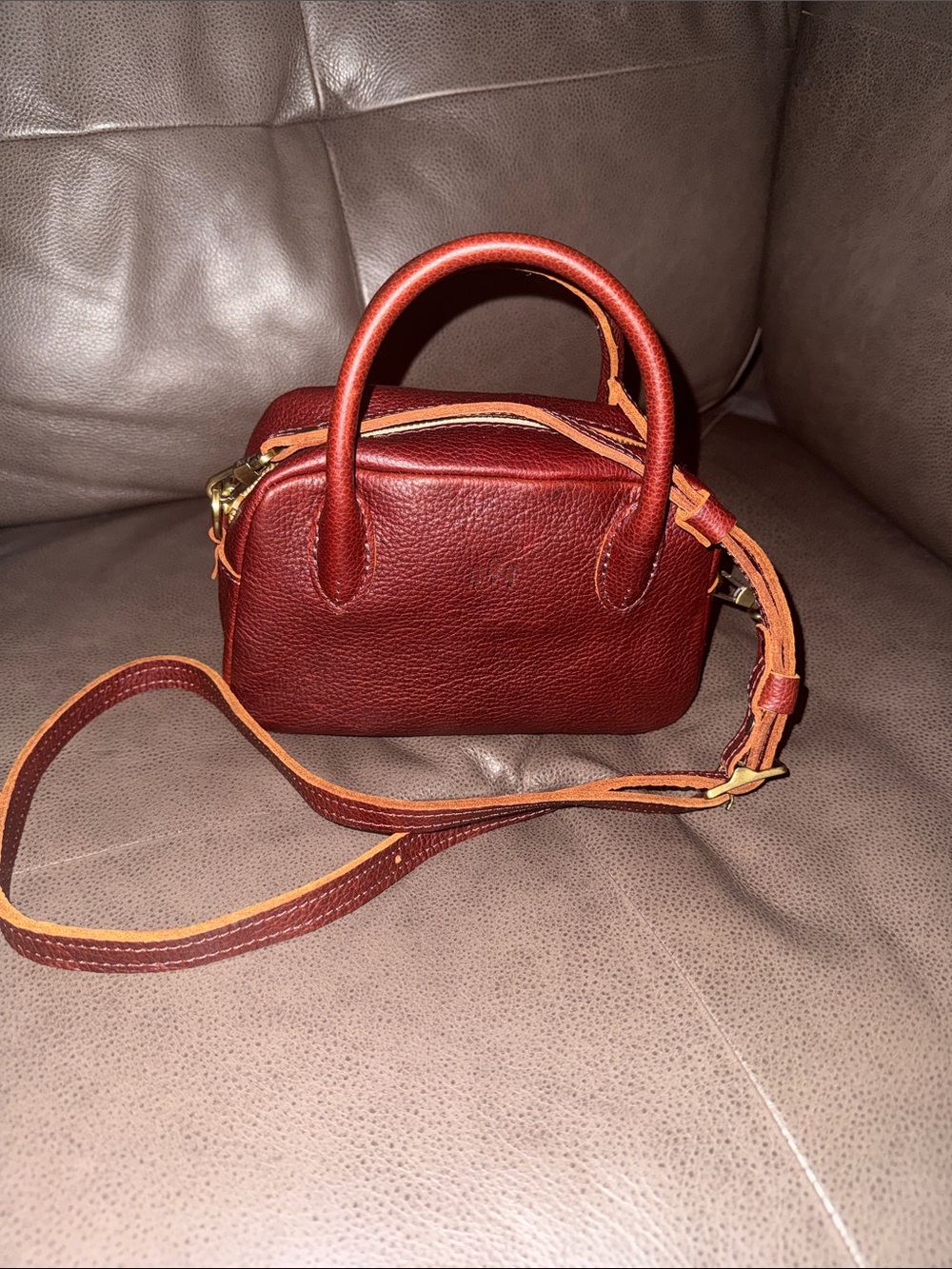 Portland Leather Nutmeg Small Grace Doctor Bag